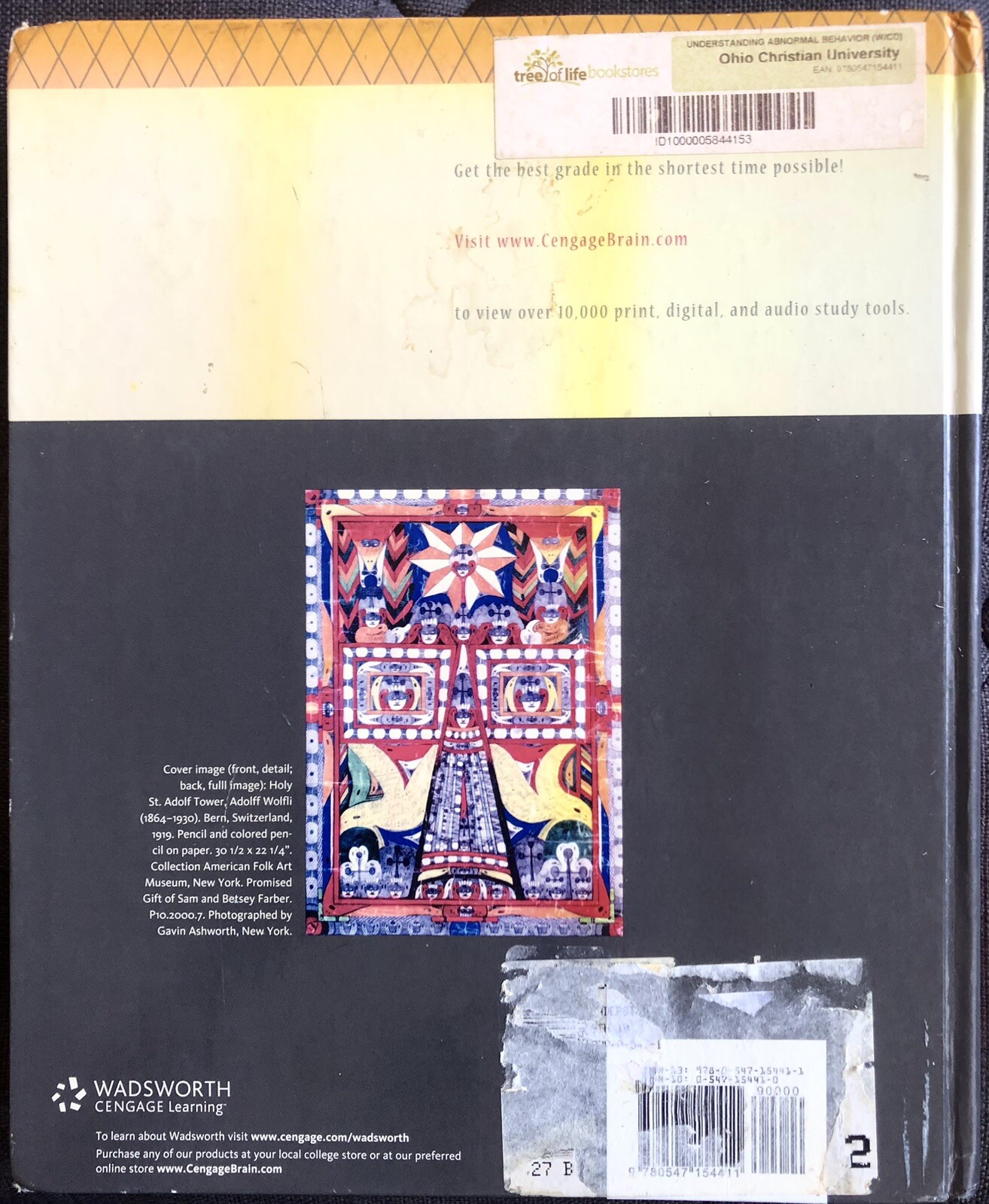 UNDERSTANDING ABNORMAL BEHAVIOR 9th ED 2nd PRINT DAVID DERALD WING STANLEY SUE