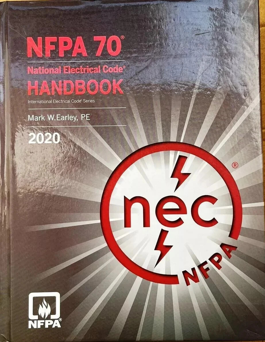 NFPA 70 National Electrical Code Handbook 2020 Edition Hardcover NEC Hardcover