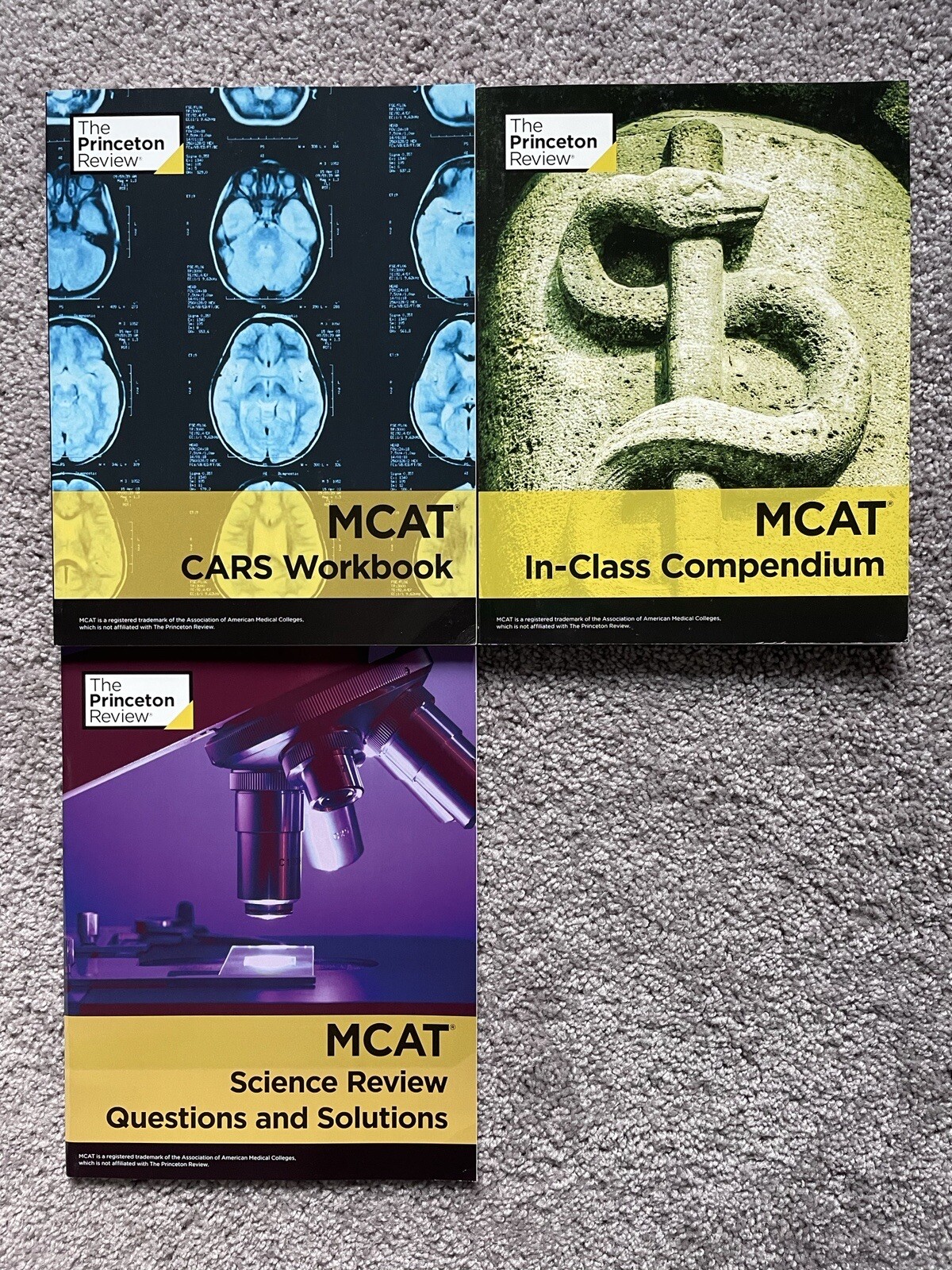 Princeton Review MCAT Subject Review Complete Box Set (3rd Edition) + Workbooks