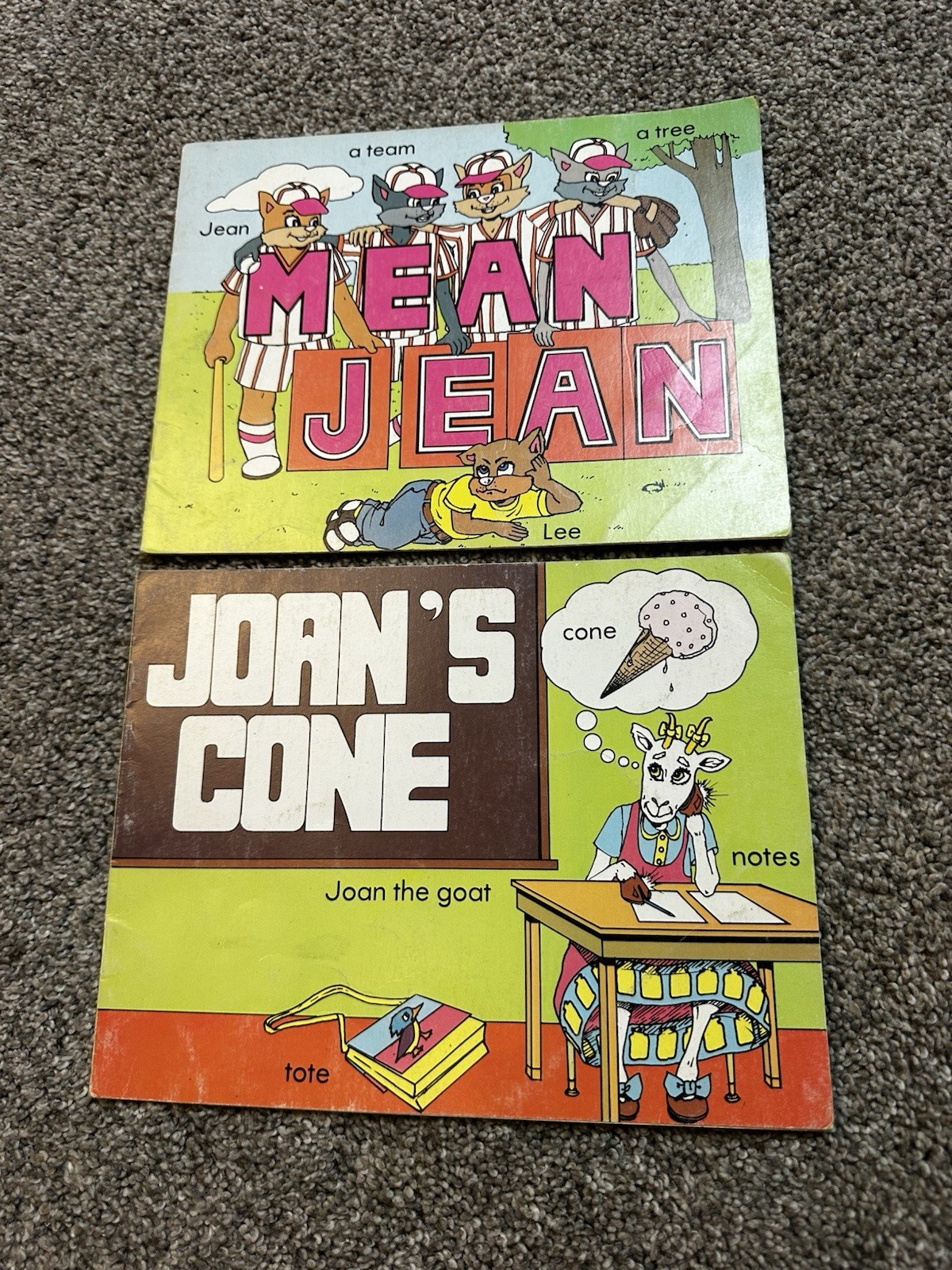 Phonics Practice Readers Set #2 Long Vowels 1975 Vintage Books 8-9 Long O Words