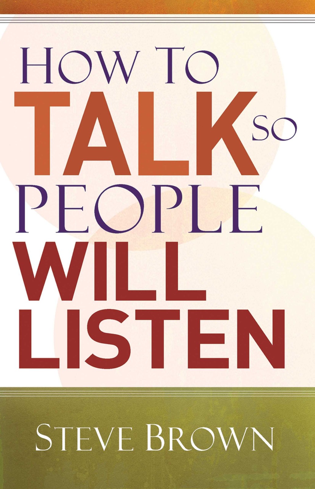 How to Talk So People Will Listen – Brown, Stephen W. – Good – See condition…