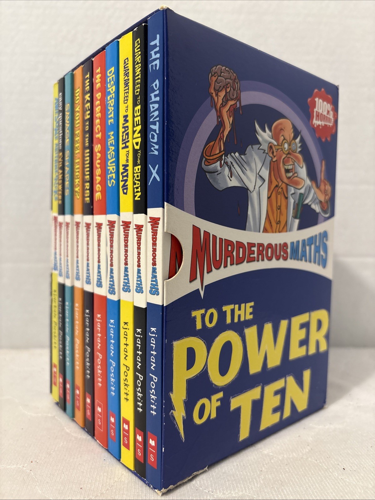 Murderous Maths Collection 10 Books Box Set Gift Pack Horrible Histories Series