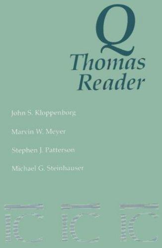 Q Thomas Reader by Kloppenborg, John S.