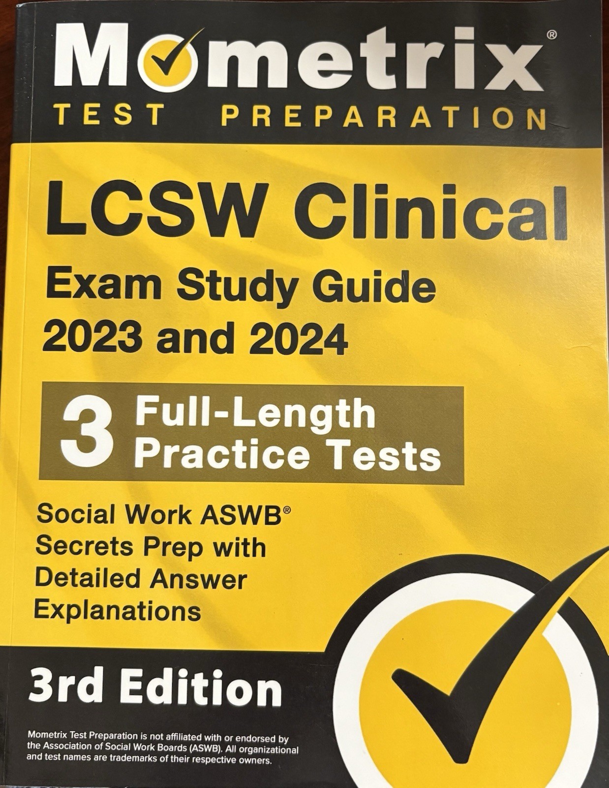LCSW Clinical Exam Study Guide 2023 and 2024 – 3 Full-Length Practice Tests,…