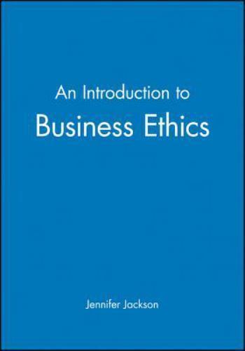 Introduction to Business Ethics, Paperback by Jackson, Jennifer, Like New Use…