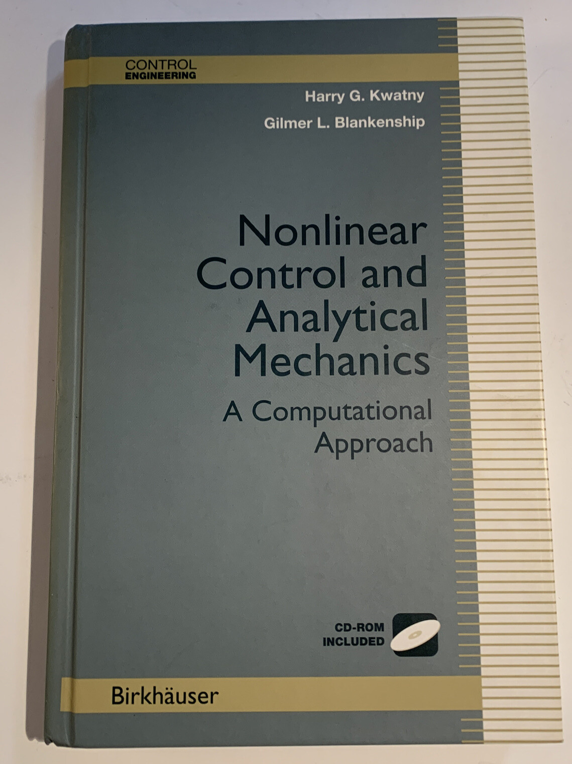 Nonlinear Control and Analytical Mechanics : A Computational Appr