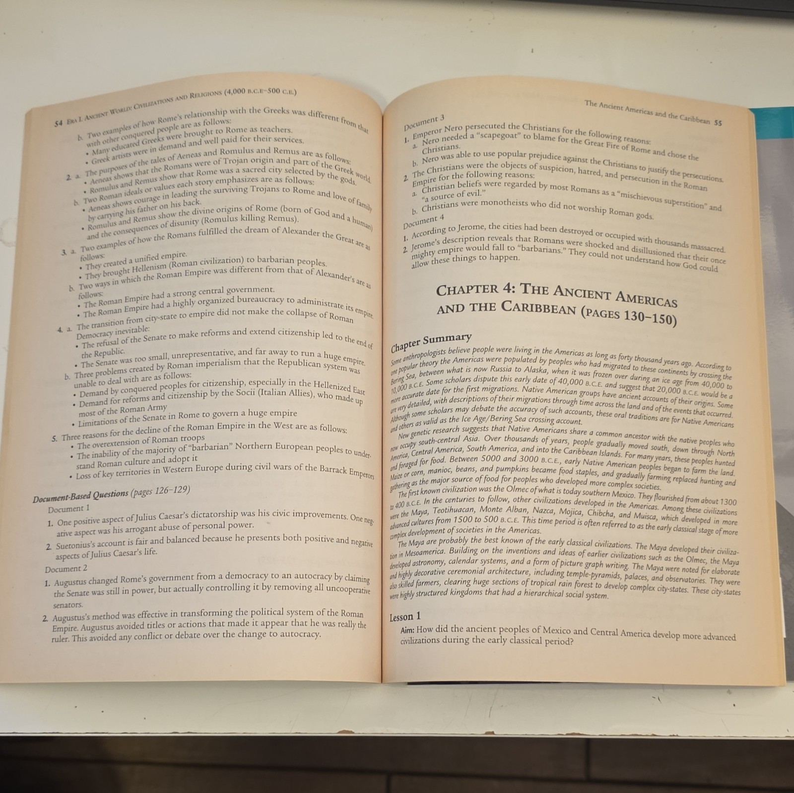 Barron’s Global History Teacher’s Manual Teacher’s Edition Vol 1-2 Weiner