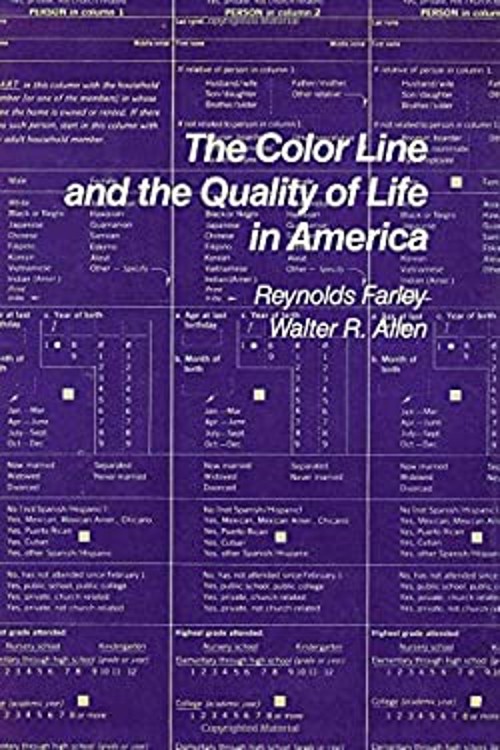 The Color Line and the Quality of Life in America Hardcover