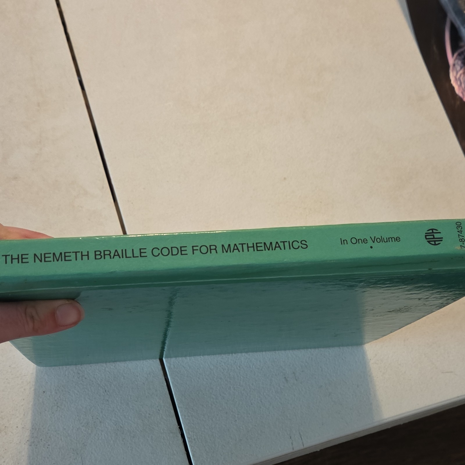 ​Vintage 1972 Nemeth Braille Code For Mathematics Science Notation Book APH HC