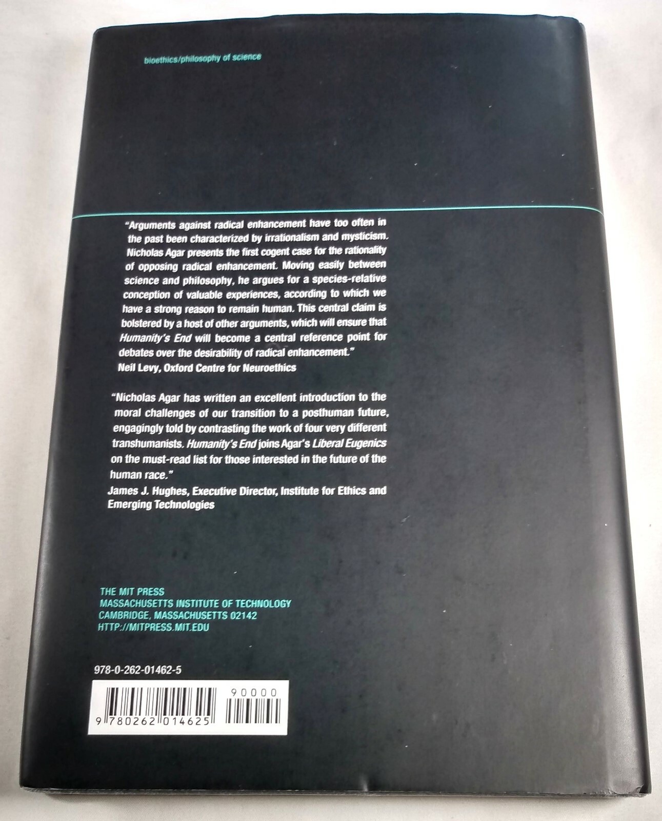 HUMANITY&rsquo;S END Why We Should Reject … Nicholas Agar HARDCOVER w/ Dust Jacket