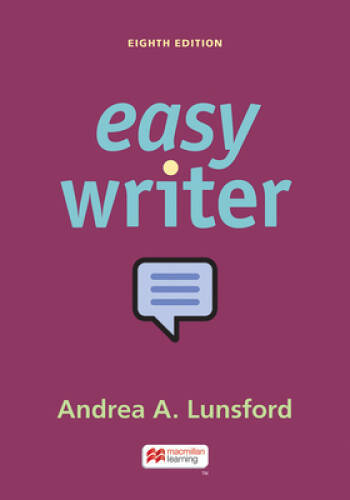 EasyWriter – Spiral-bound By Lunsford, Andrea A – GOOD