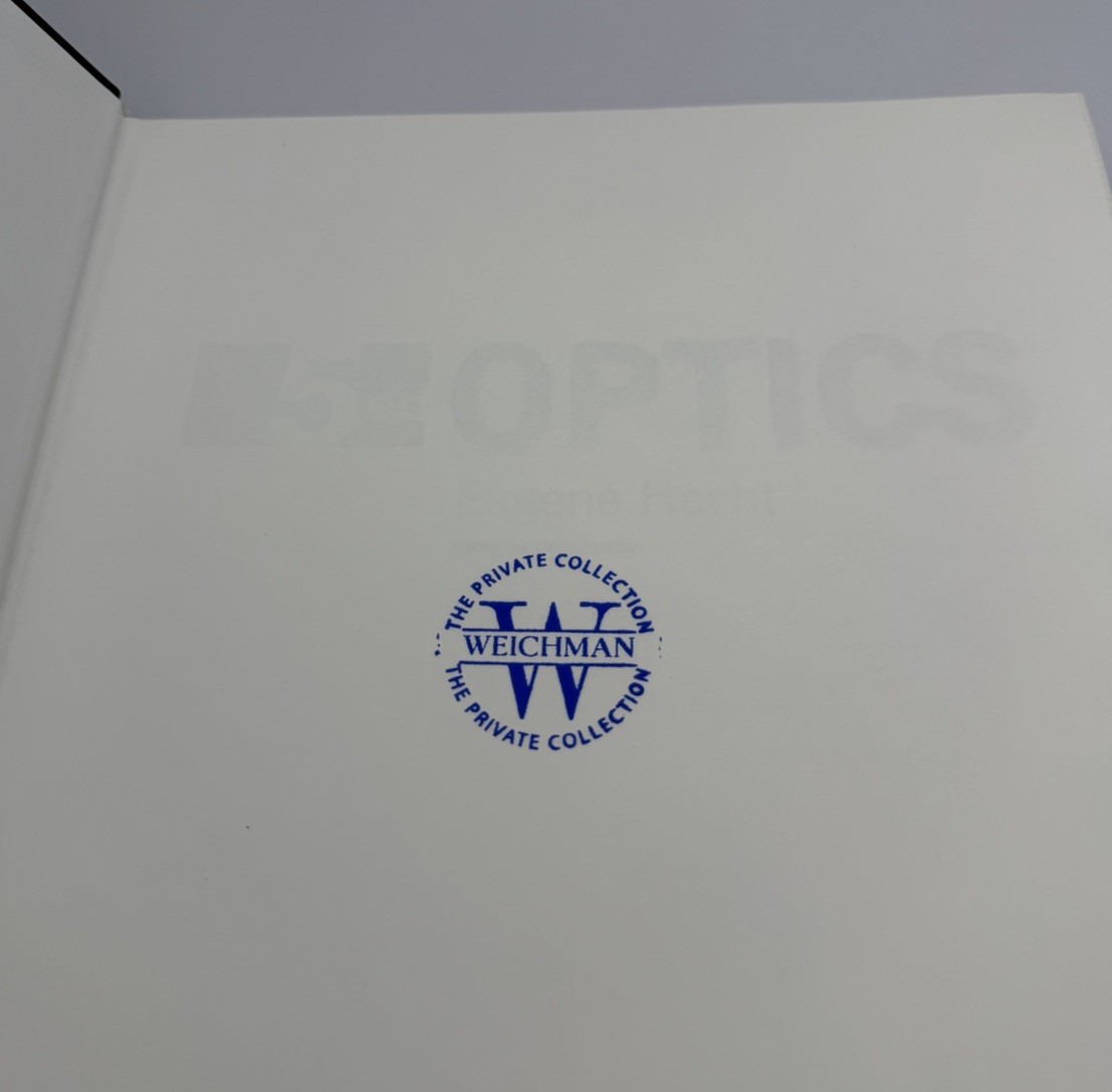 Optics by Eugene Hecht (2015, Hardcover) – GOOD/ VERY GOOD