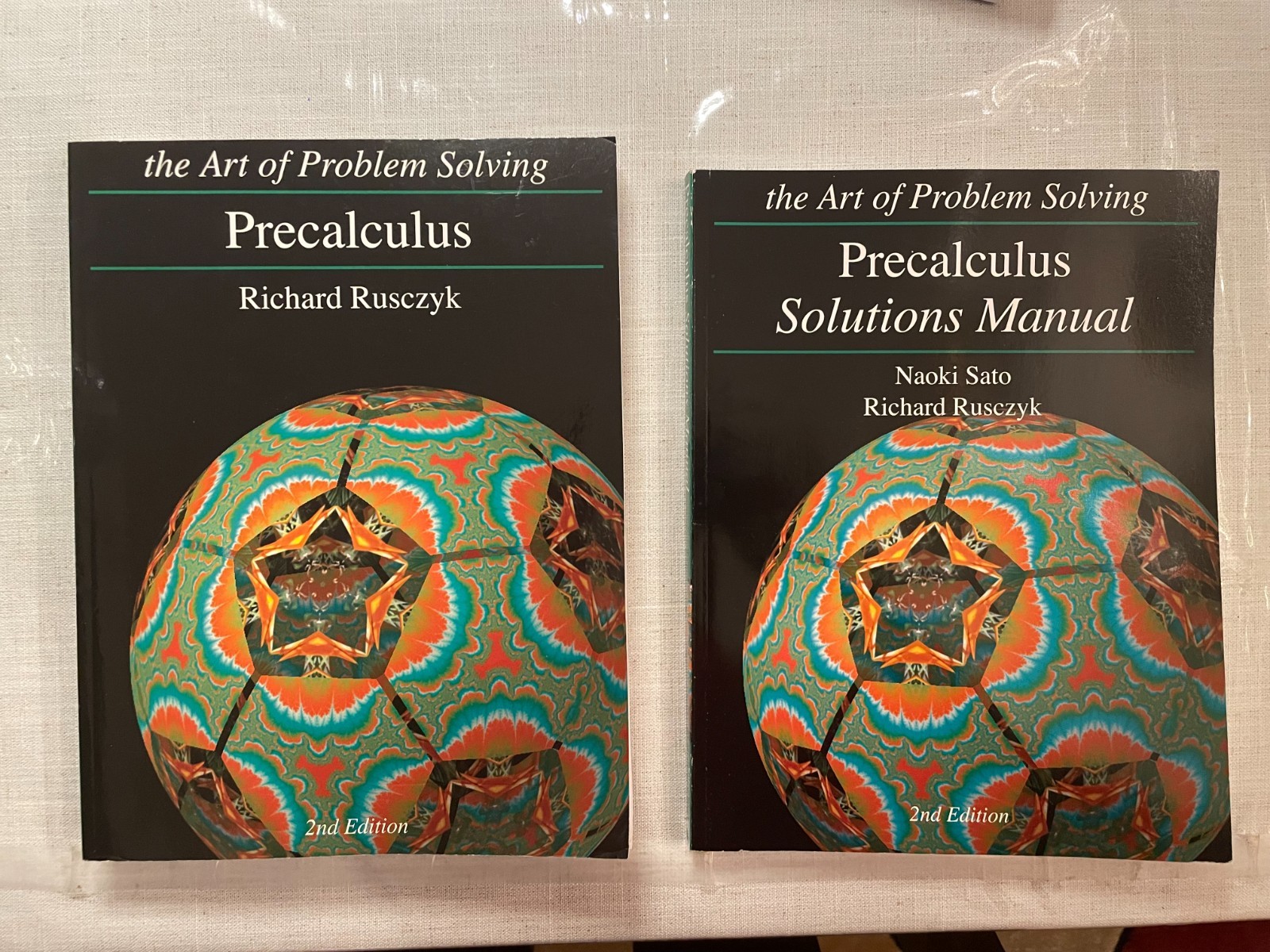 Art of Problem Solving Set, 2nd edition., Precalculus & Solutions Manual math