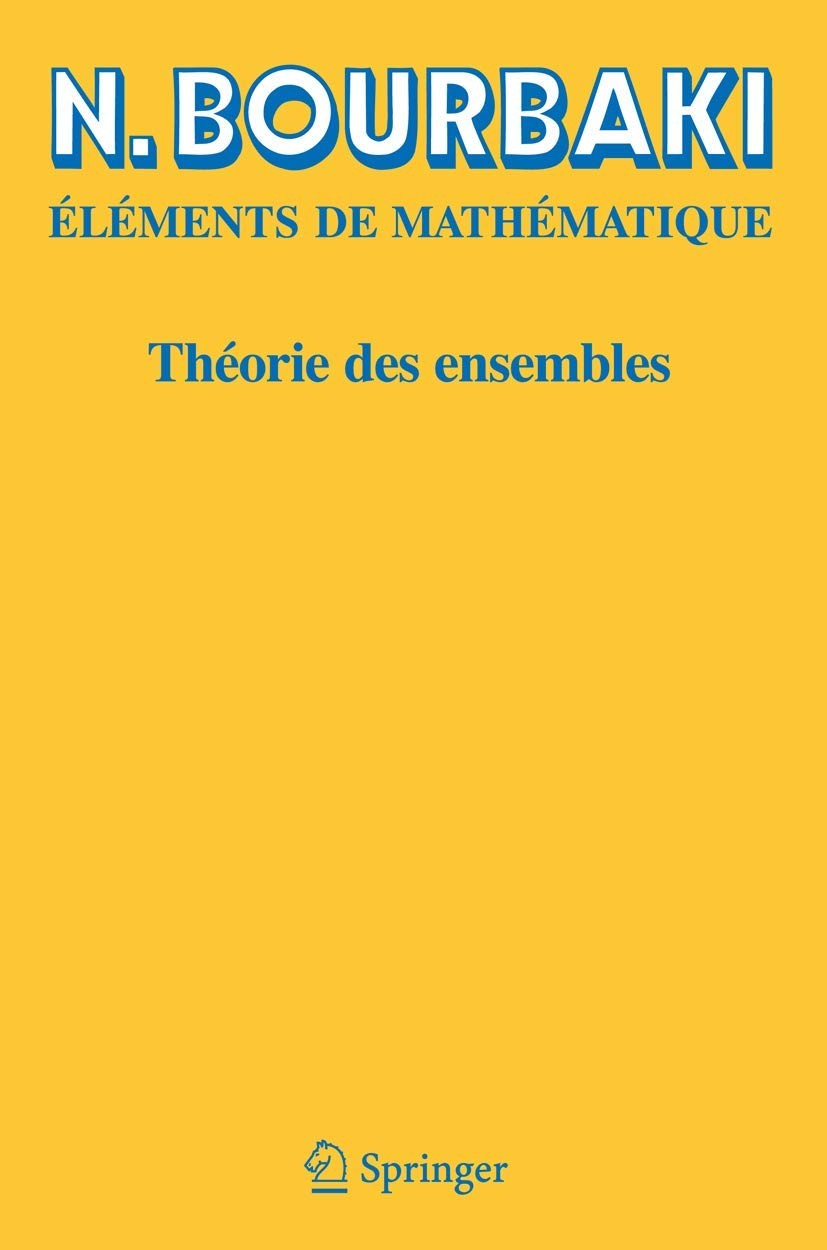 Theorie des Ensembles (Elements of Mathematique)