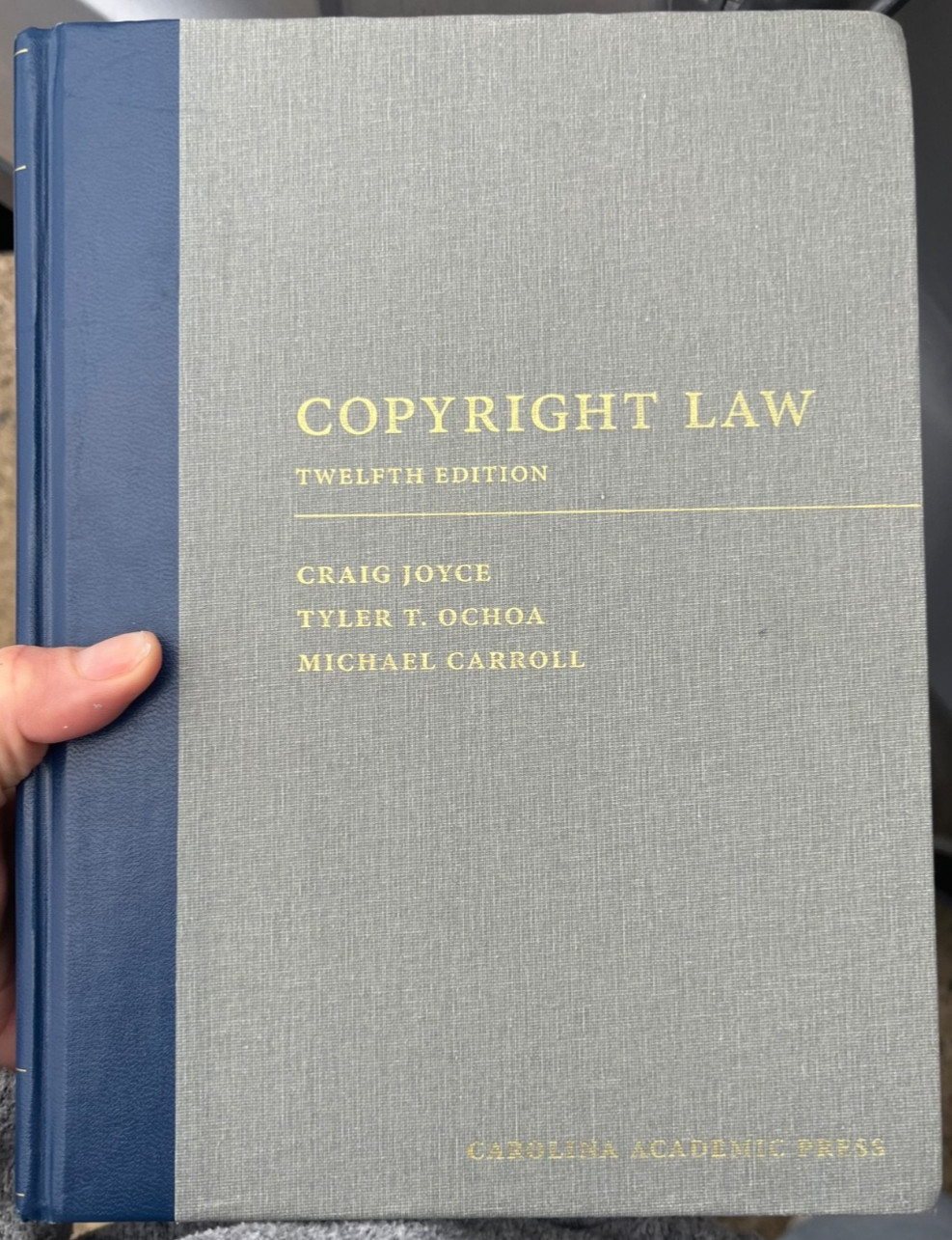 Copyright Law, Joyce 12th Edition (2025), Carolina Academic Press