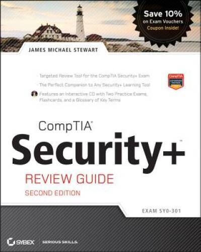CompTIA Security Review Guide, Includes CD: Exam SY0-301 – Paperback – GOOD