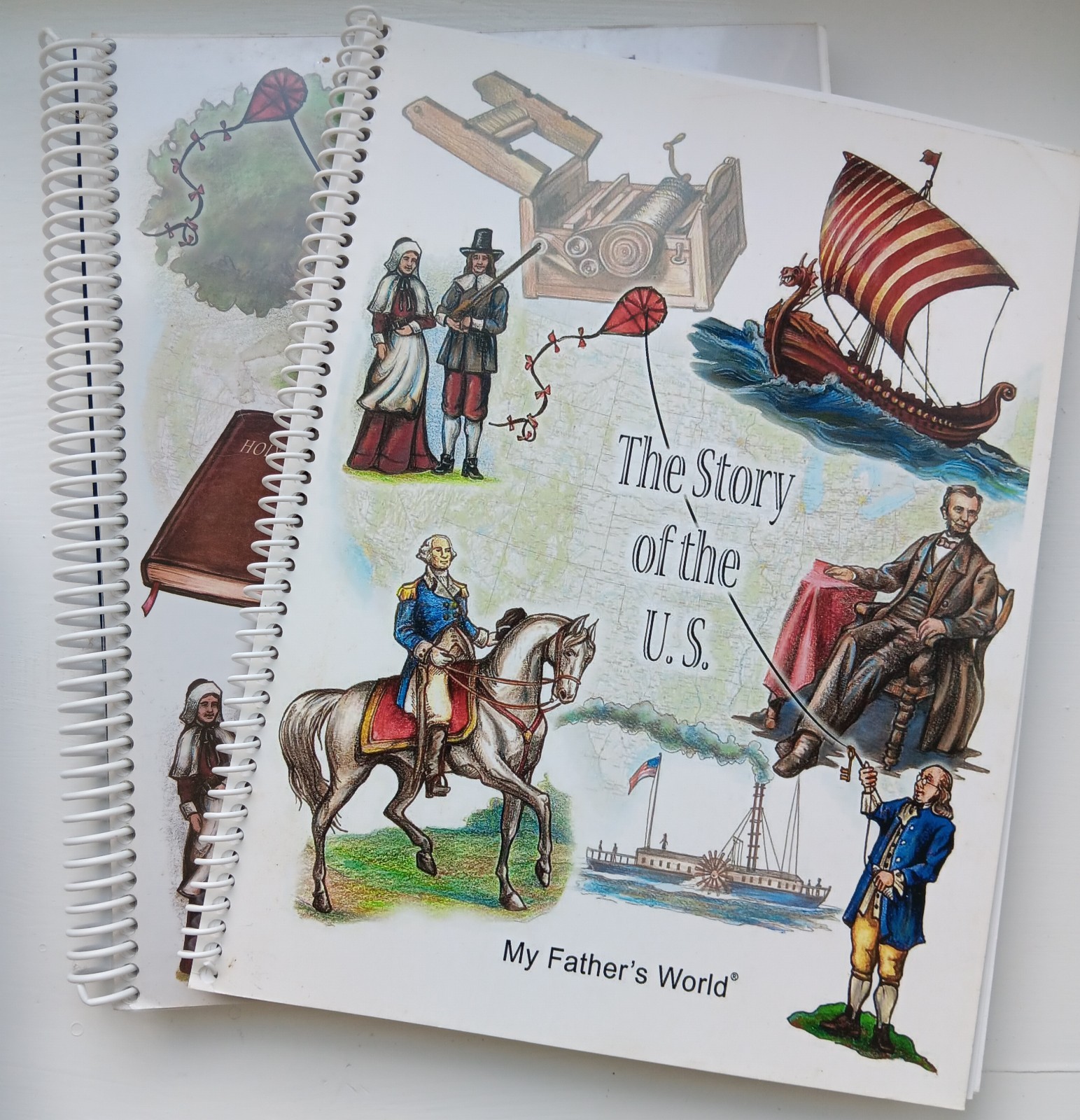 My Father’s World Adventures in US History Teachers Manual And Reader 2nd 3rd Gr