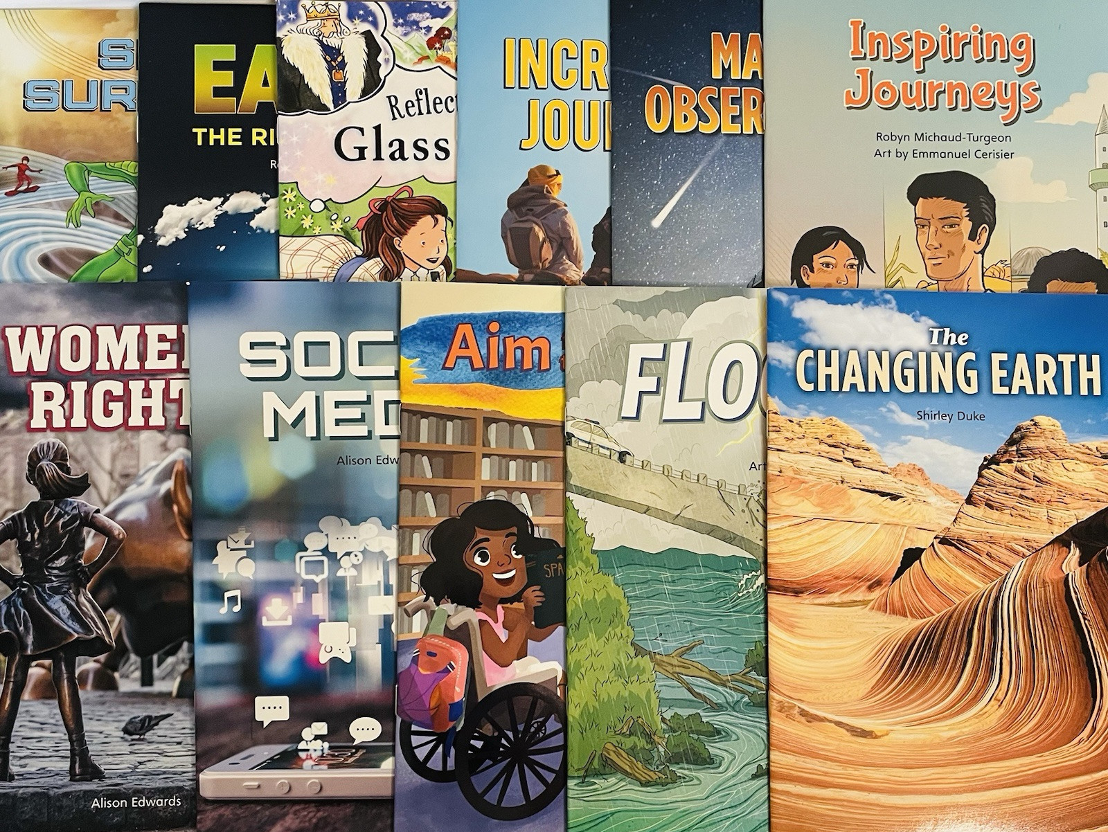 Lot of 11 MyView Literacy Level U Classroom Readers Savvas Learning Company