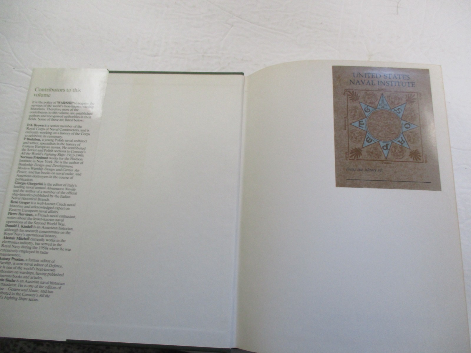 Warship, Volume IV by John Roberts (1981, Hardcover)