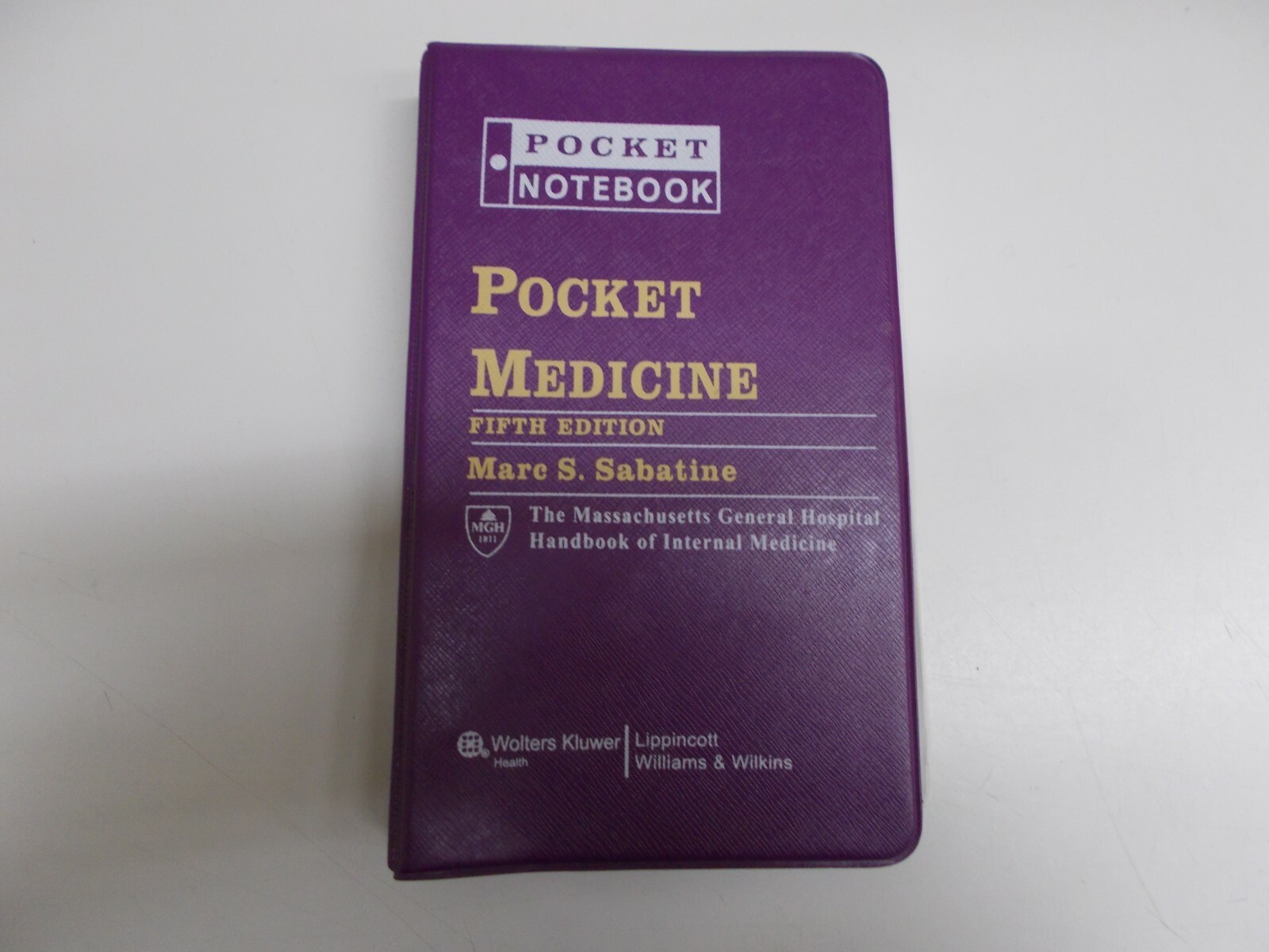 % Pocket Medicine 5th Edition Marc Sabatine Pocket Notebook Series EUC