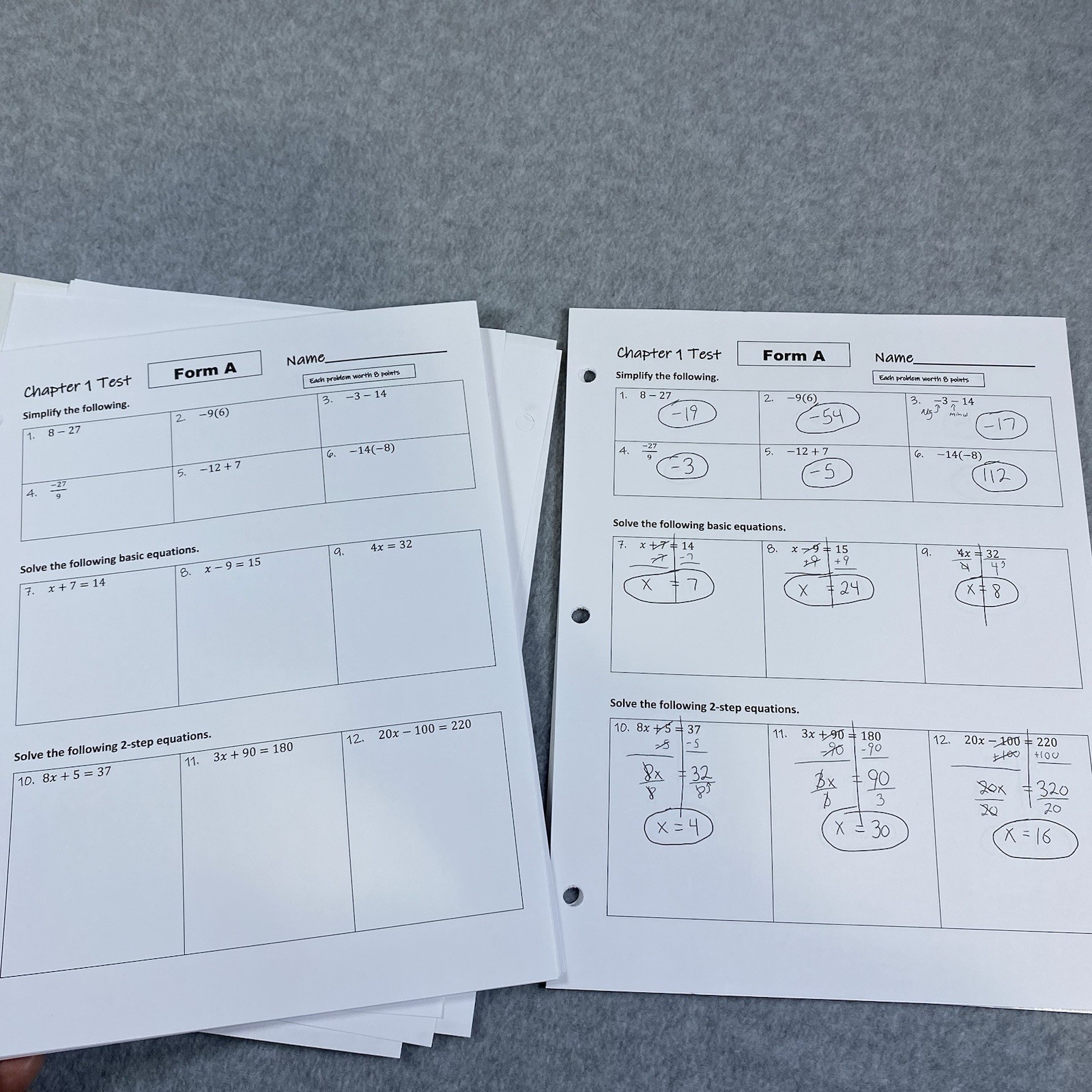 Denison Algebra Success Geometry Parent Guide Test Booklet Solutions Manual