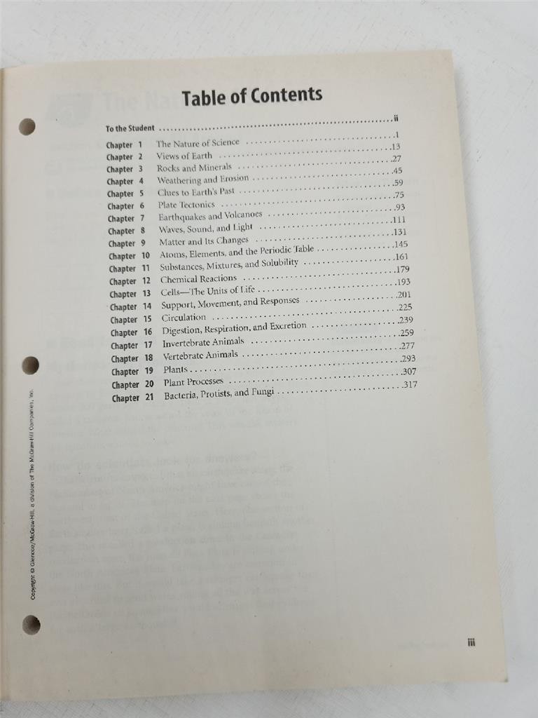 Glencoe Reading Essentials for New York Science Grade 7 Student Textbook