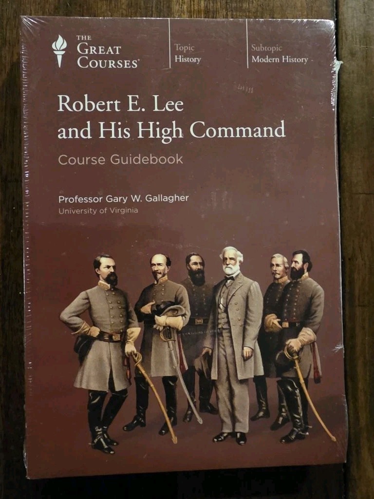 Robert E. Lee and His High Command by Gary W. Gallagher Hardcover/DVD – NEW