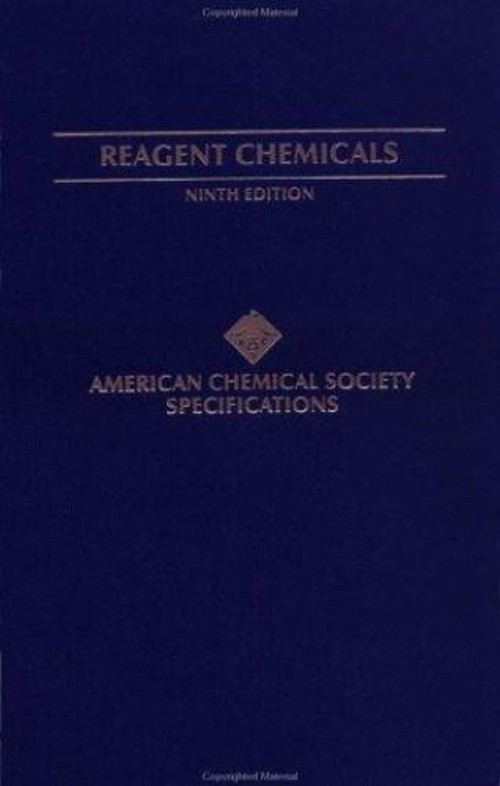 Reagent Chemicals : American Chemical Society Specifications, Off