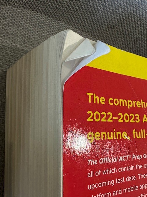 The Official ACT Prep Guide 2022 2023 Wiley EUC Book Paperback Study Test