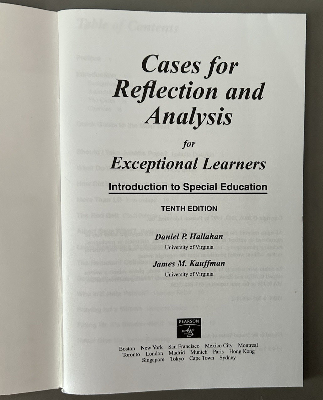 #753 Cases For Reflection & Analysis for Exceptional Learners