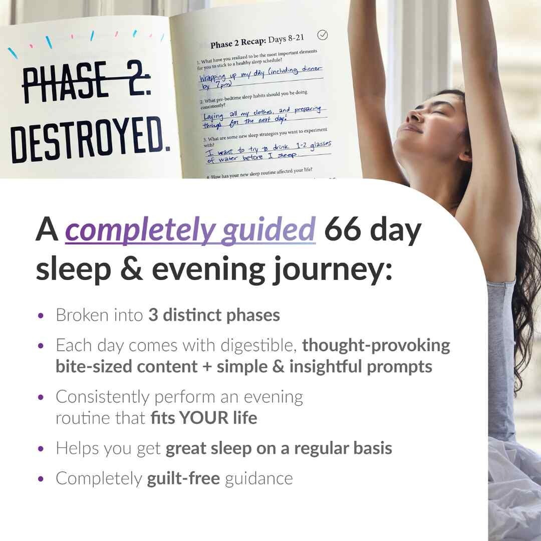 The Sleep & Evening Routine Journal. Fulfill Your Evening & Sleep Routine.