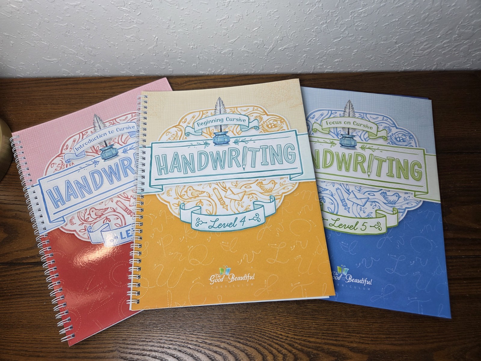The Good and the Beautiful Level 3, 4, and 5 Handwriting Cursive Workbooks NEW