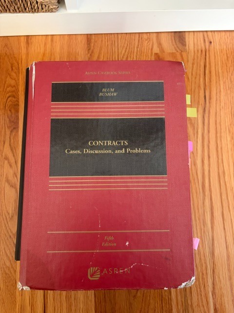 Aspen Casebook Ser.: Contracts : Cases, Discussion and Problems Fifth Edition