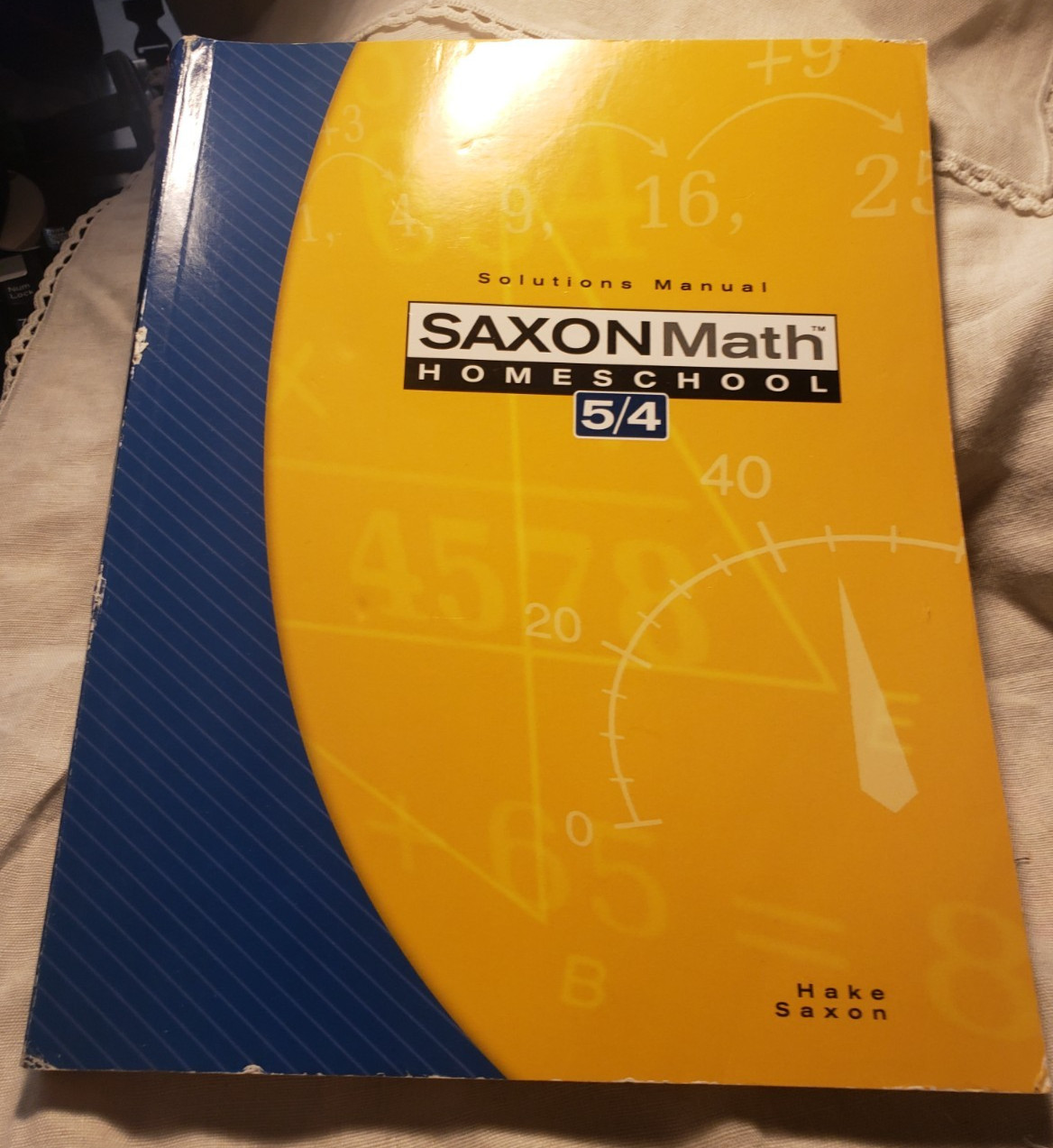 Saxon Math Homeschool 5 / 4: Solutions Manual – Paperback, by HAKE