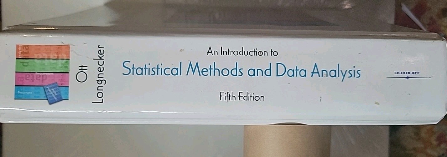 An Introduction to Statistical Methods and Data Analysis – Hardcover – GOOD
