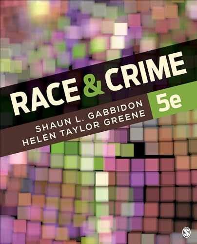Race and Crime – Paperback, by Gabbidon Shaun L.; Taylor-Greene – Acceptable