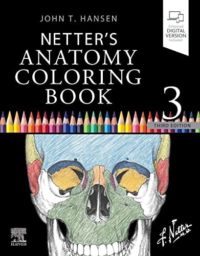 Netter’s Anatomy Coloring Book (Net…, Hansen PhD, Joh