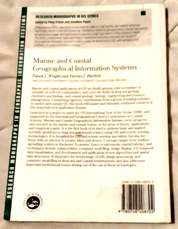 Marine and Coastal Geographical Information Systems by Wright Bartlett Paperback