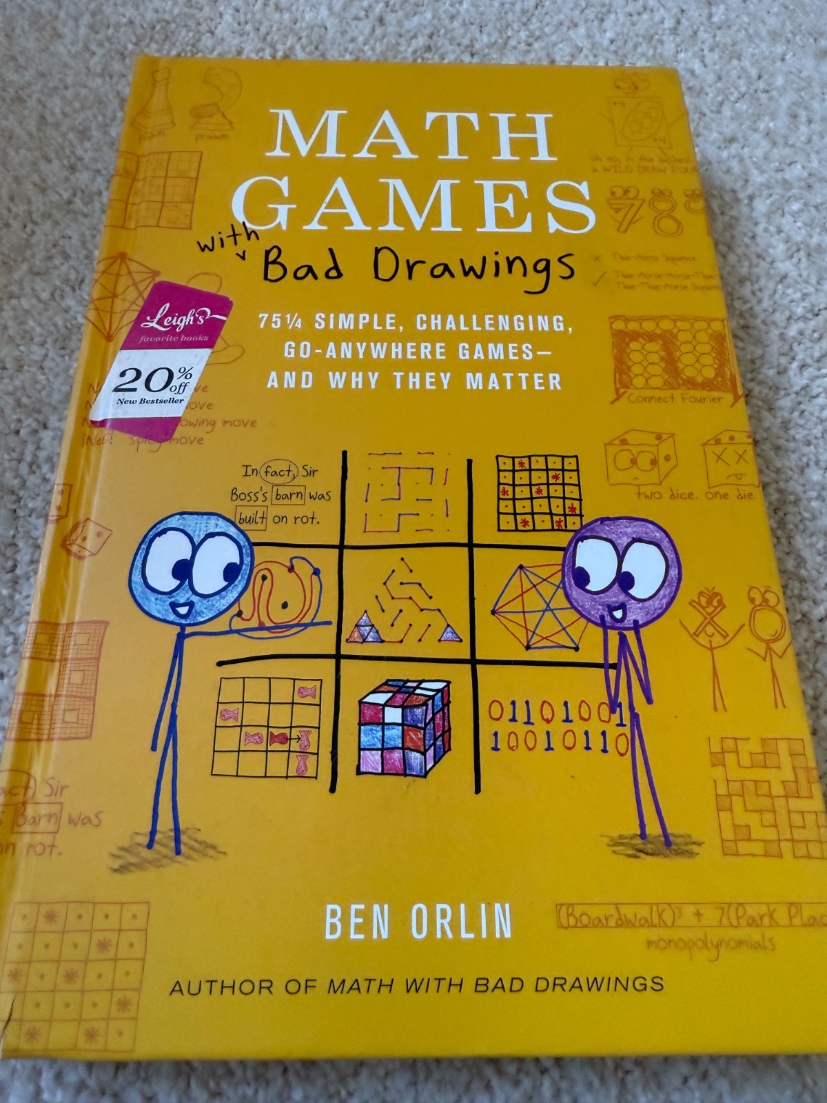 Math Games with Bad Drawings: 75 1/4 Simple, Challenging, Go-Anywhere GamesA…