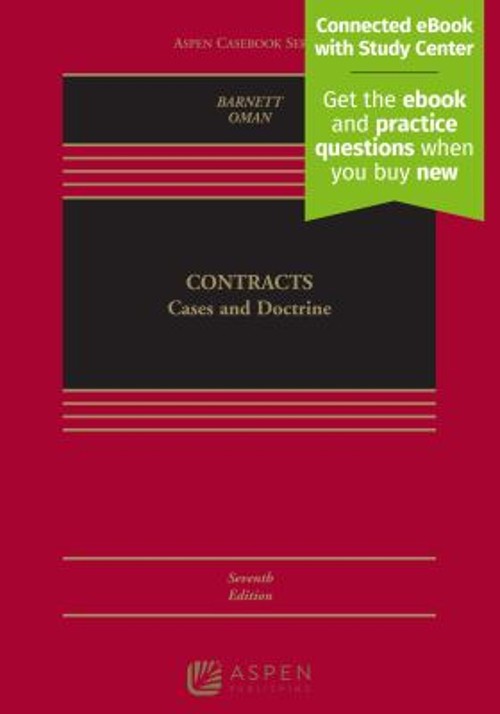 Contracts : Cases and Doctrine Hardcover Randy E., Oman, Nathan B
