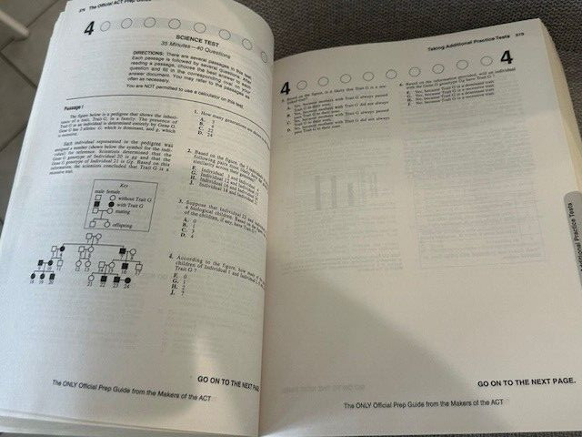 The Official ACT Prep Guide 2022 2023 Wiley EUC Book Paperback Study Test