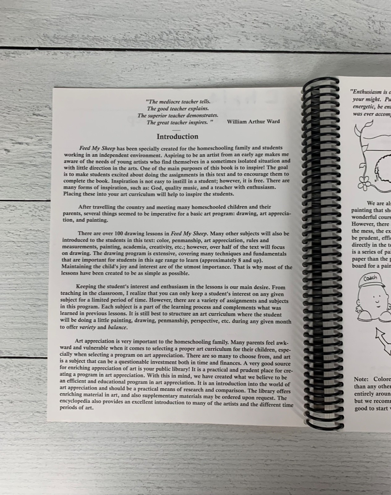 Feed My Sheep Art Curriculum Spiral bound by Barry Stebbing Book Homeschool