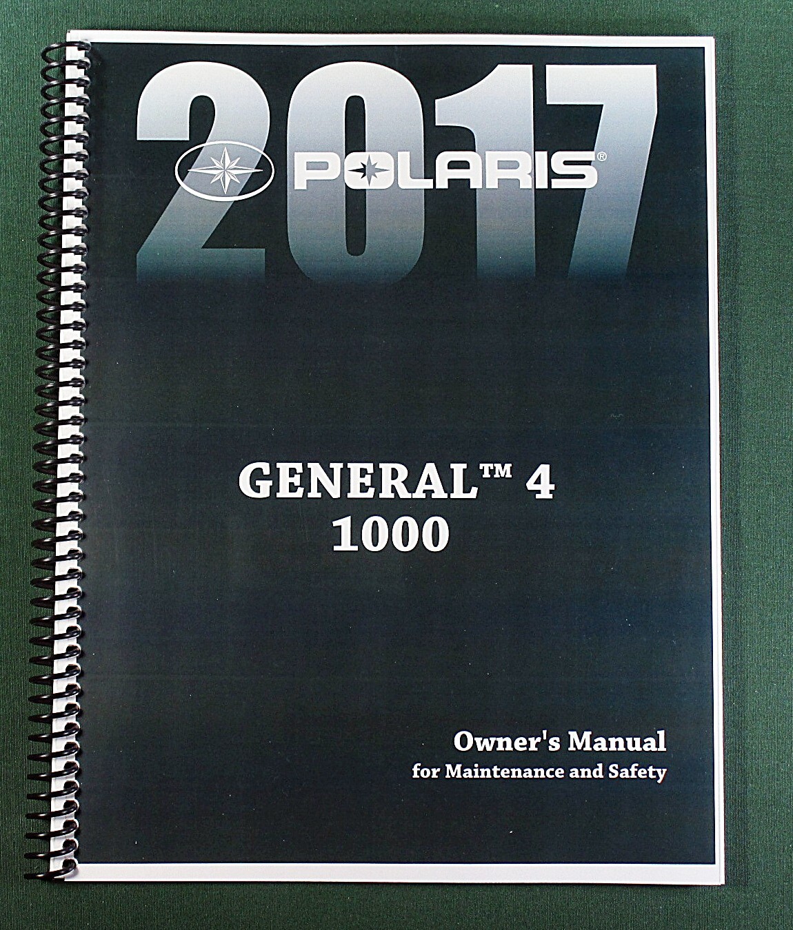 2017 Polaris General 4 1000 Owner&rsquo;s Manual: 109 Pages & Protective Covers!