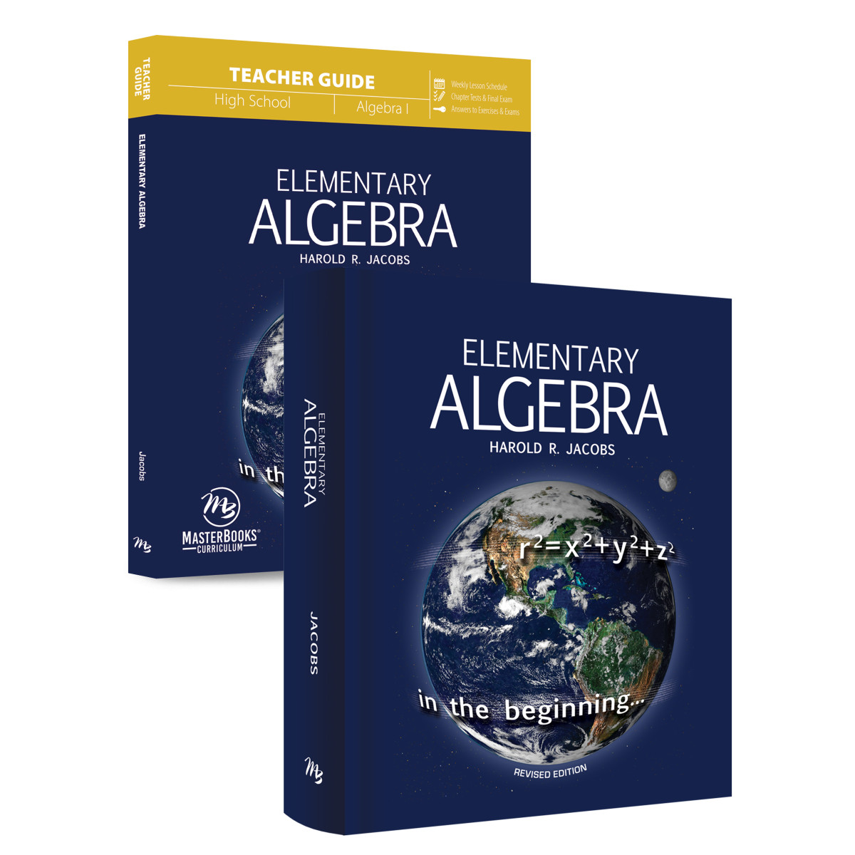 NEW Master Books Jacob’s Elementary Algebra Curriculum Pack Student Teacher Set